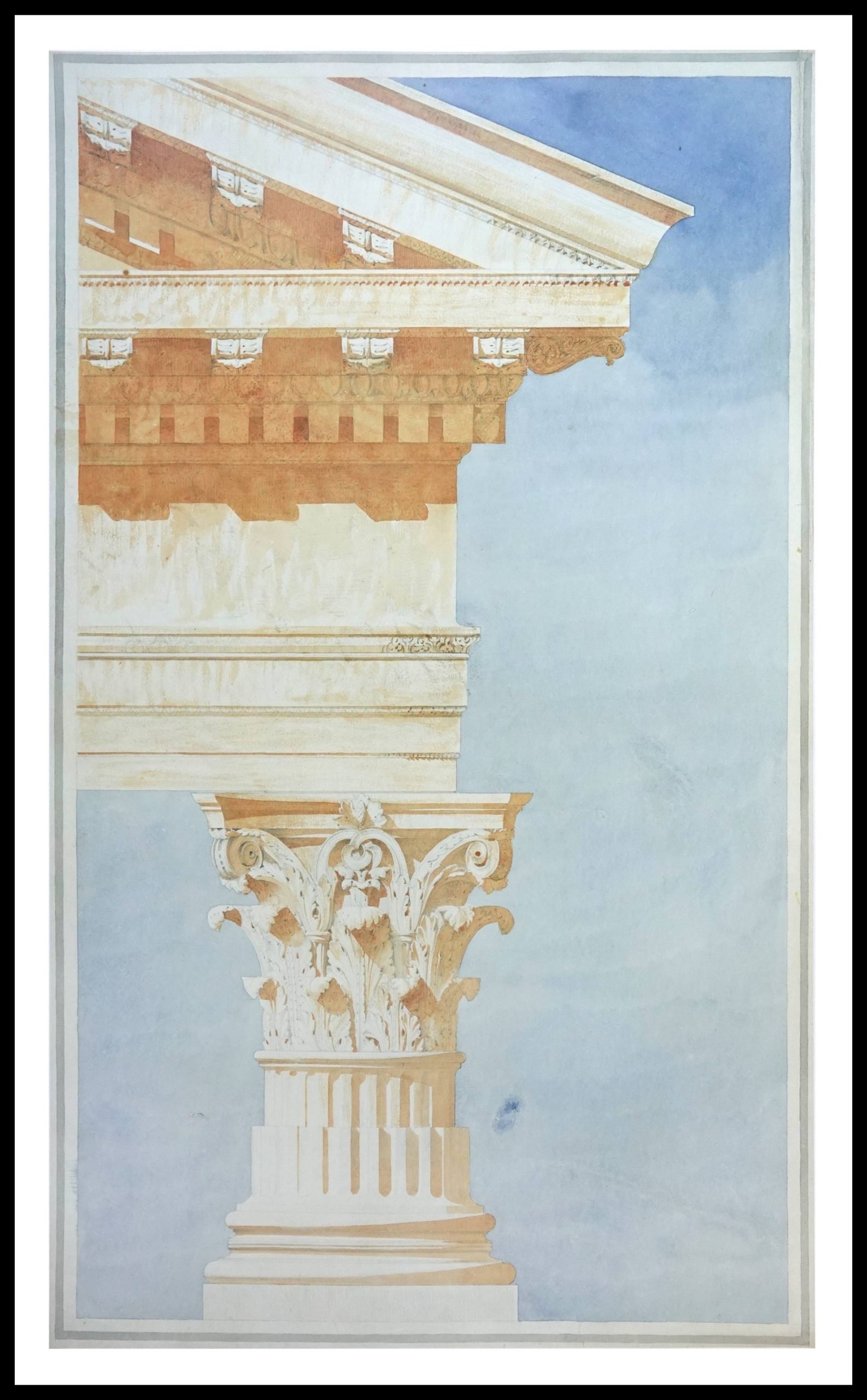 PTR VP07 Study of Column (Antique Prints)